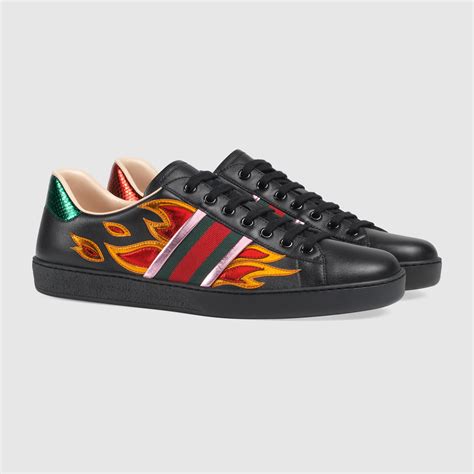 gucci ace flame|gucci flame shoes.